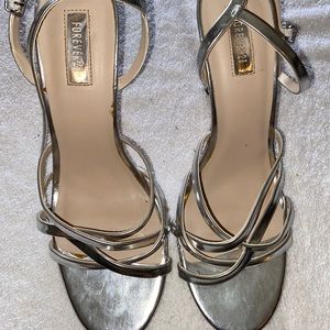 Silver F21 Night out Heel